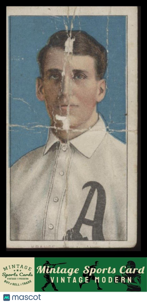 1909-11 American Tobacco Company T206 White Border Harry Krause