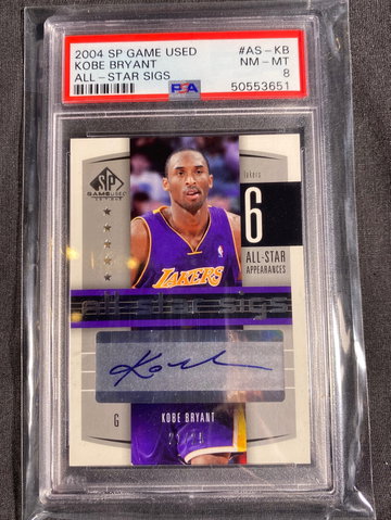 2004 SP Game Used Kobe Bryant All-Star Sigs 21/25
