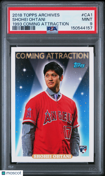 2018 Topps Archives 1993 Coming Attraction Shohei Ohtani #CA1 PSA 9