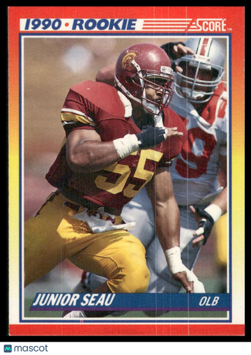 1990 Score Junior Seau #302 RC