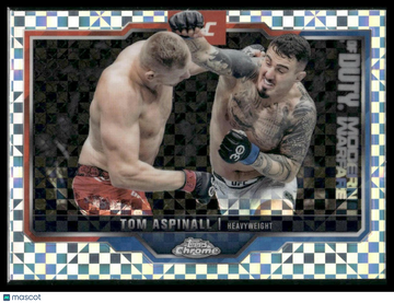 2025 Topps Chrome UFC Tom Aspinall #146 X-Fractor