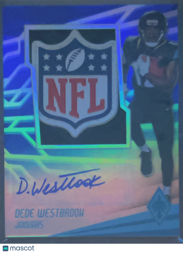 2017 Panini Phoenix Dede Westbrook #JRS-DW of /1 NFL Shield Patch