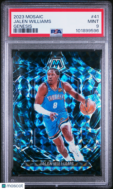 Jalen Williams 2023 Panini Mosaic Genesis PSA 9