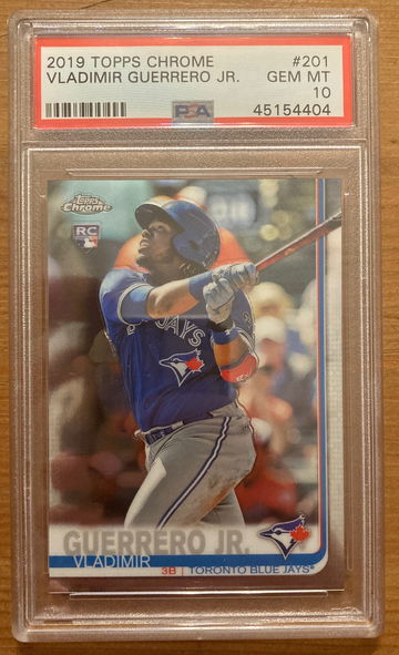 Vladimir Guerrero Jr. Topps Chrome RC PSA 10