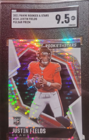 2021 Rookies & Stars #104 Justin Fields Pulsar Prizm 