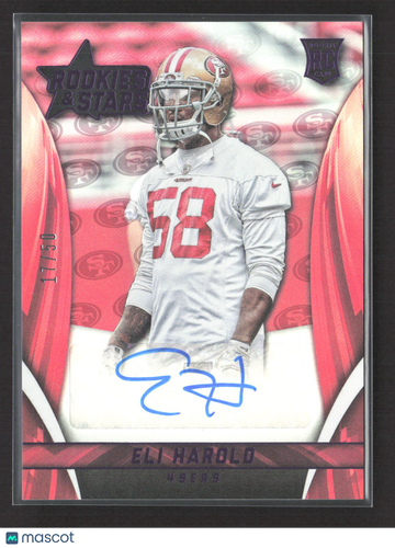 2015 Panini Rookies & Stars Eli Harold #RS-EH RC 17/50 Auto