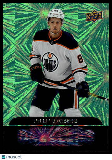 2020-21 Upper Deck Philip Broberg #DZ-70 Dazzlers Green