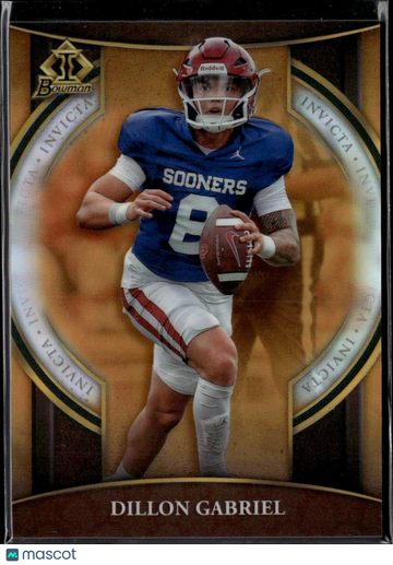 Dillon Gabriel 2022 Bowman Invicta Oklahoma Sooners