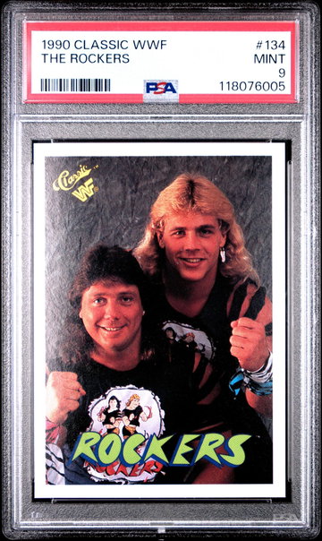 1990 Classic WWF the Rockers #134 PSA 9