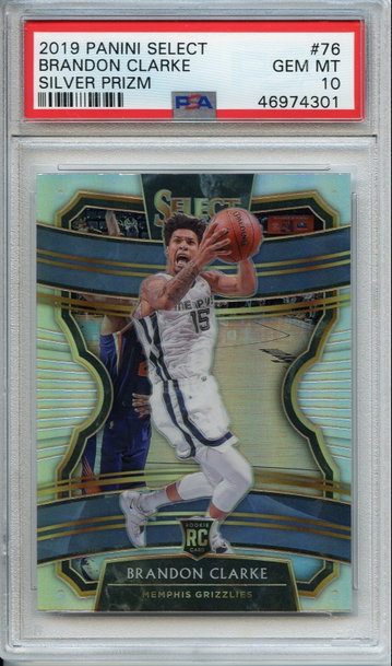 Brandon Clarke Select Silver PSA 10