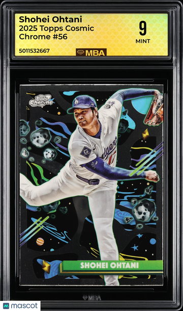 2025 Topps Cosmic Chrome Shohei Ohtani #56 MBA 9