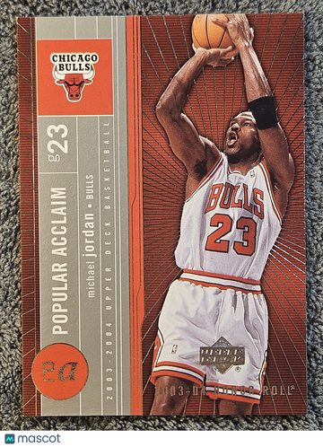 2003 Upper Deck Honor Roll Popular Acclaim Michael Jordan #PA12