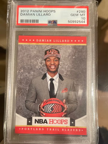2012 Damian Lillard Hoops RC Rookie Card 🔥