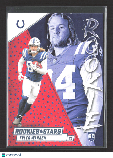 2025 Panini Rookies & Stars Tyler Warren #29 RC 14/15