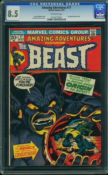 AMAZING ADVENTURES #17, CGC 8.5 VF+