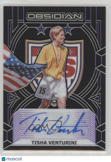2024-25 Panini Obsidian - USWNT Class of 99 - Electric Etch Purpl Tisha Venturini #99-TVE Electric Etch Purple 43/50