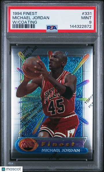 1994 Finest Michael Jordan #331 W Coating PSA 9
