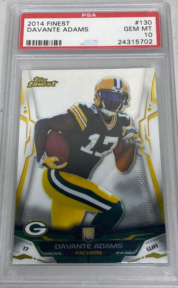 2014 Davante Adams Topps Finest PSA 10