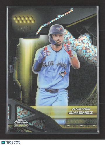 2025 Topps Chrome Black Andrés Giménez #147 27/50