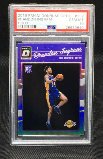 Brandon Ingram Optic Holo Rookie PSA 10
