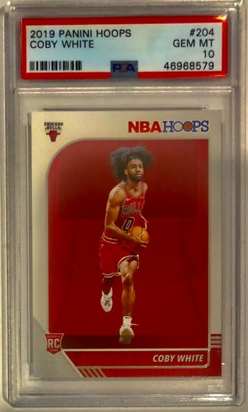 2019 Coby White Hoops PSA 10