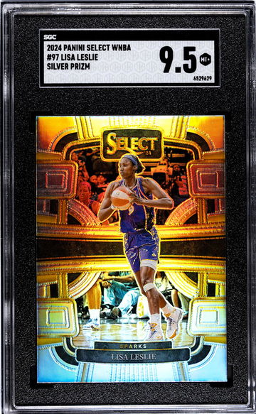 2024 Panini Select Silver Prizm Lisa Leslie #97 SGC 9.5