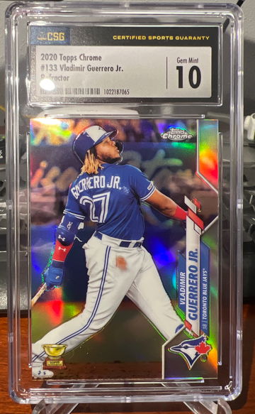 2020 Topps Chrome 133 Vladimir Guerrero Jr. Refractors Rookie cup