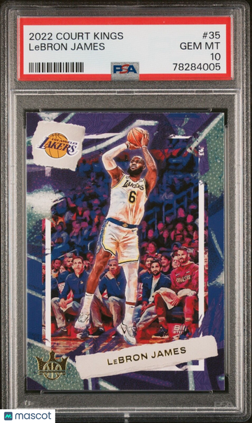2022 Court Kings LeBron James #35 PSA 10