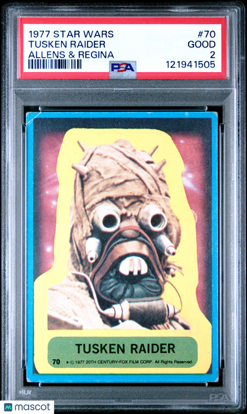 1977 Star Wars Allens & Regina Tusken Raider #70 PSA 2