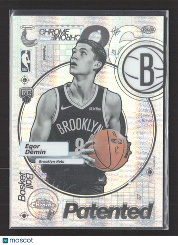 2025 Topps Chrome Patented Egor Demin #PD-23 RC