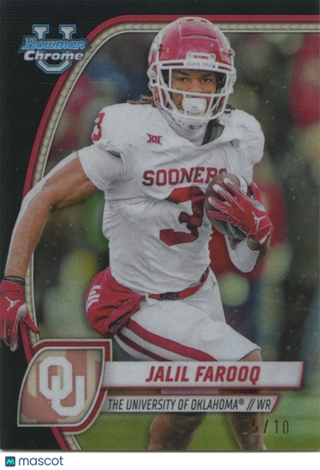 2024 Bowman Jalil Farooq Rookie