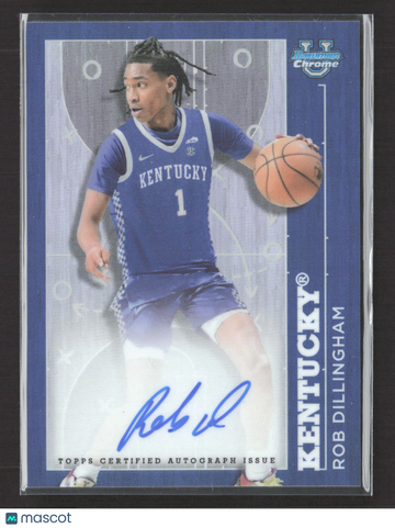 2023 Bowman University Chrome Basketball Rob Dillingham #PPA-RD Prodigal Playmakers Autograph Auto