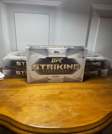 2020 Topps UFC Striking Signatures Factory Sealed HOBBY BOX (5)