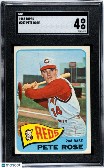 1965 Topps Pete Rose #207 SGC 4