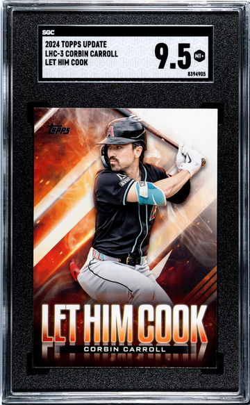 2024 Topps Update #LHC-3 Corbin Carroll Let Him Cook SGC 9.5
