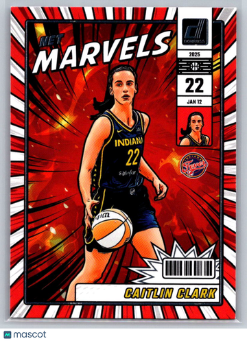 2025 Donruss WNBA Caitlin Clark #19 Net Marvels Indiana Fever