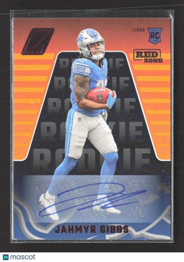 2023 Panini Zenith Football Jahmyr Gibbs #144 Red Zone RC