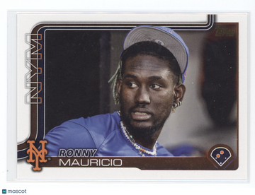 2024 2025 Topps Series 2 Ronny Mauricio #518 Image Variation