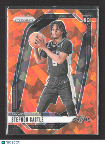2024 Panini Prizm Mosaic Stephon Castle #234 Orange RC