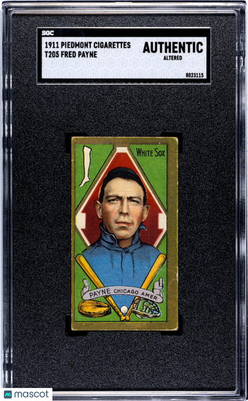 1911 Piedmont Cigarettes (T205) Fred Payne SGC A