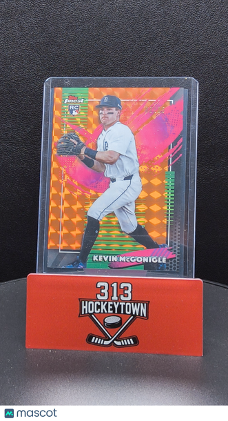 2026 Topps Finest Kevin McGonigle #111 Orange Refractor RC