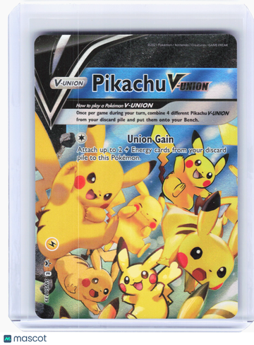 Sword & Shield Promo Cards Pikachu V-Union Holo Black Star Promo (Four Set) #SWSH139/140/141/142