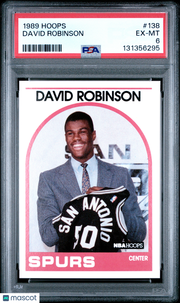 1989 Hoops David Robinson #138 Rookie PSA 6