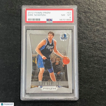 2012 Panini Prizm Dirk Nowitzki #63 PSA 8
