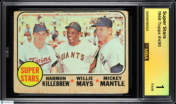 1968 Topps Super Stars #490 MBA 1