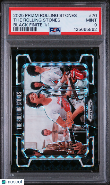 2025 Panini Prizm The Rolling Stones The Rolling Stones #70 PSA 9