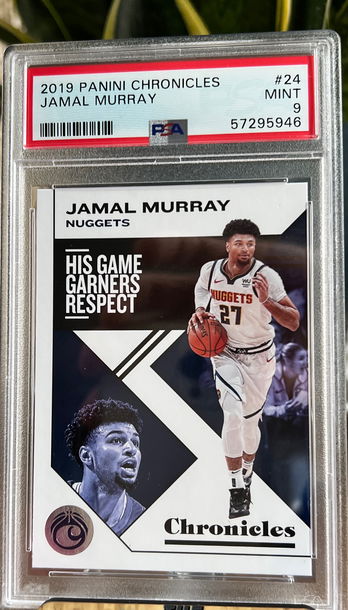2019-20 Panini Chronicles Jamal Murray #24 PSA 9 Mint Low Pop Denver Nuggets 🔥