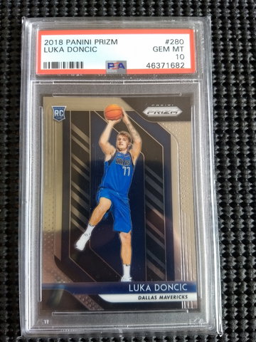 2018 Prizm Luka Doncic PSA 10