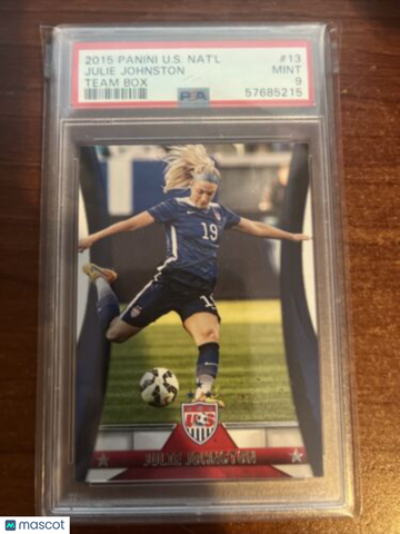 2015 USA Soccer Julie Johnston #13 Rookie PSA 9