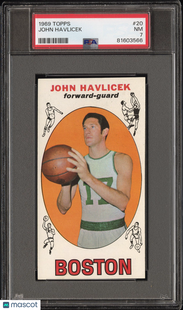 1969 Topps John Havlicek #20 PSA 7